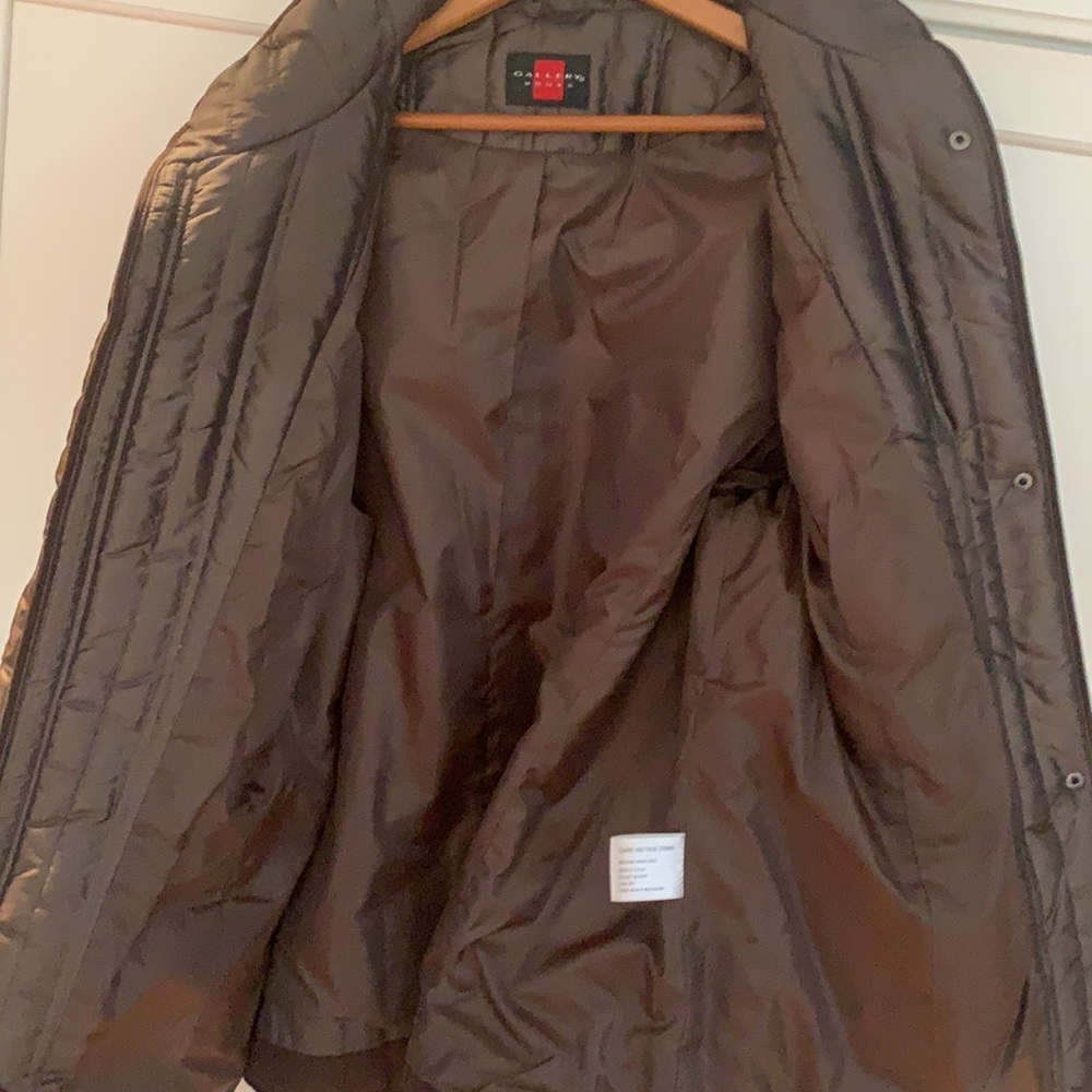 Women’s 1X  quilted brown jacket - Picture 5 of 7